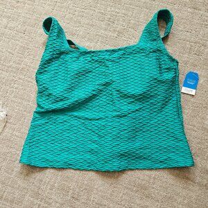 Square Neck Tankini Top